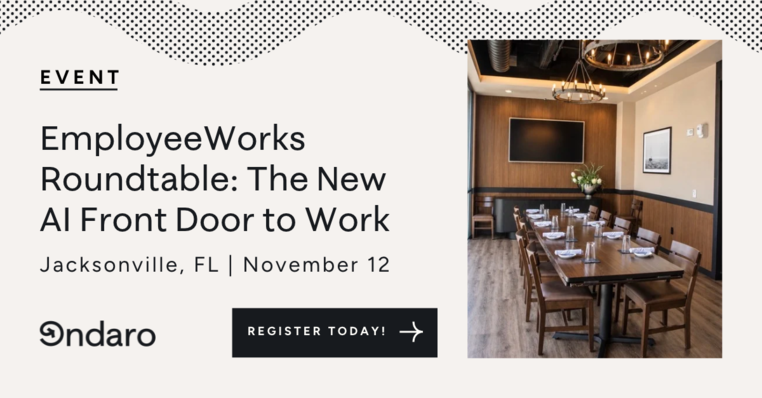 Private dining room at River and Post in Jacksonville, set with a long table for an executive roundtable.