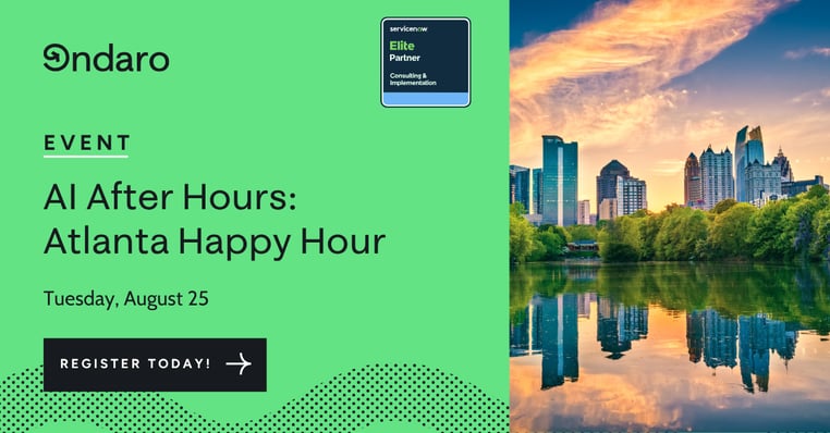 ServiceNow AI Summit - Atlanta Happy Hour