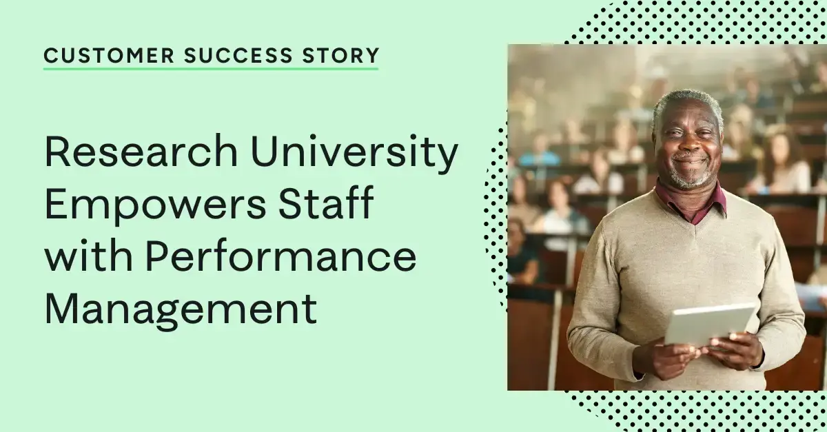 Research University Performance Management
